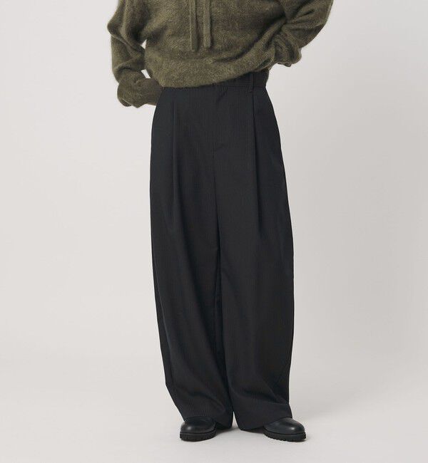 BEAUTY&YOUTH UNITED ARROWS「毛ポリエステル カーブパンツ ウォッシャブル」|その他|