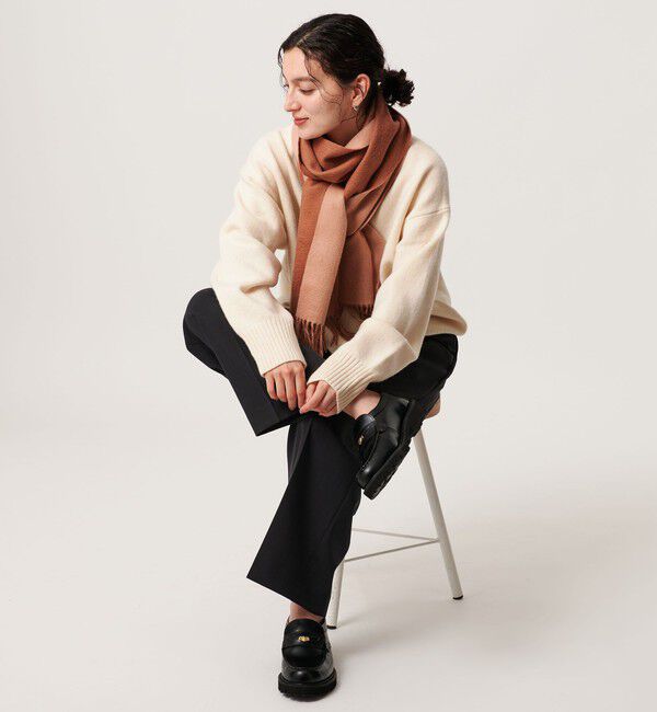 BEAUTY&YOUTH UNITED ARROWS「【別注】＜Eds Cashmere＞カシミヤ リバーシブル マフラー」|マフラー|