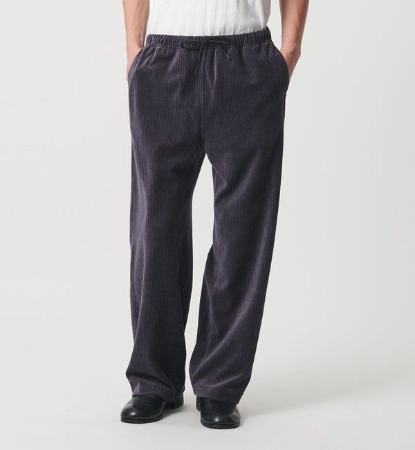 MONKEY TIME「ベロア バギー イージー パンツ」|チノ|