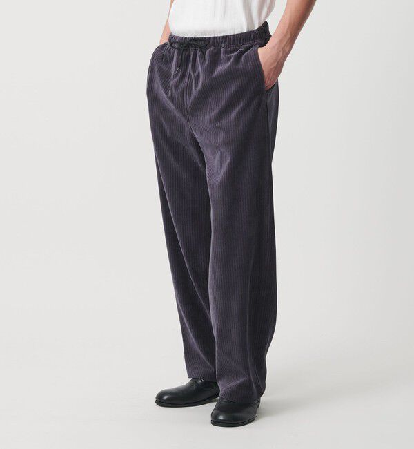 MONKEY TIME「ベロア バギー イージー パンツ」|チノ|