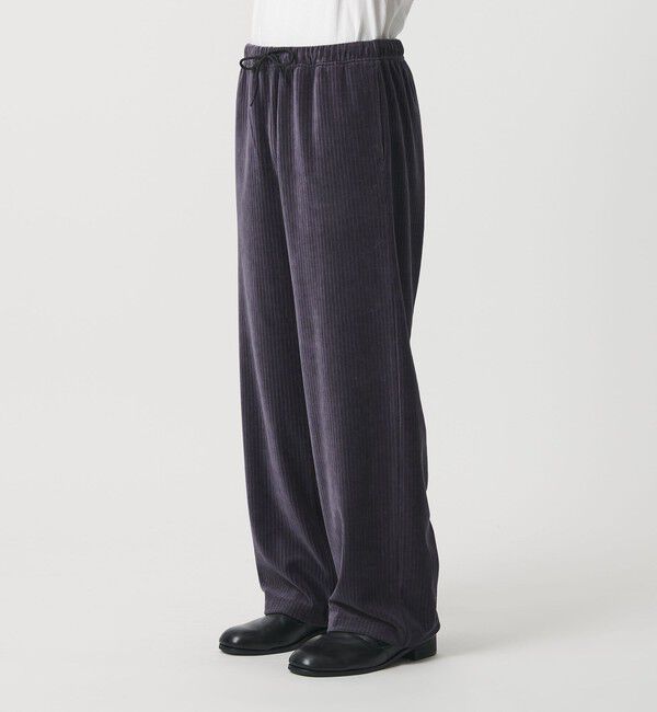 MONKEY TIME「ベロア バギー イージー パンツ」|チノ|