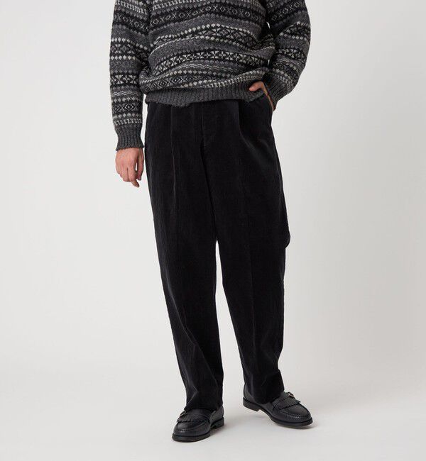 STEVEN ALAN「＜Steven Alan＞ 8W コーデュロイ アウト ワンプリーツ スラックス」|スラックス|