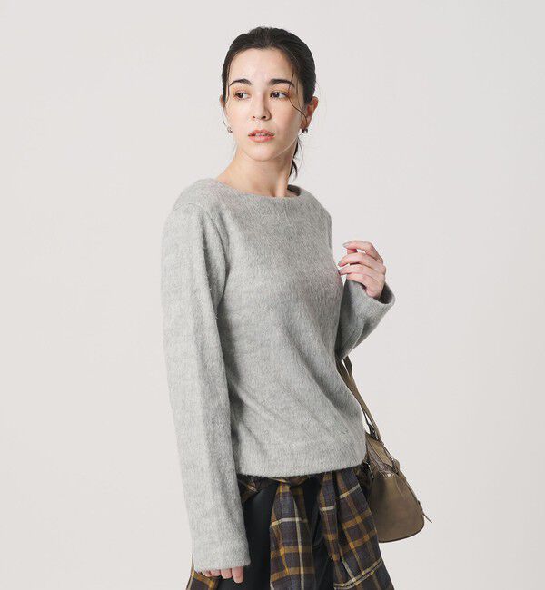 BEAUTY&YOUTH UNITED ARROWS「シャギー ボートネックプルオーバー ウォッシャブル」|Tシャツ・カットソー|