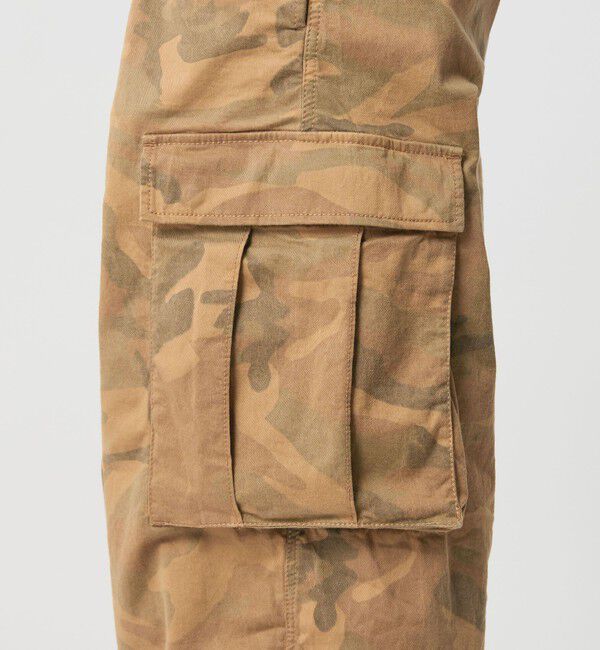 MONKEY TIME「ピグメント プリント カーゴ パンツ -セットアップ対応-」|チノ|