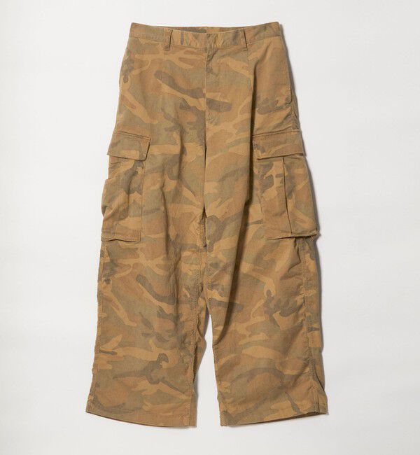 MONKEY TIME「ピグメント プリント カーゴ パンツ -セットアップ対応-」|チノ|