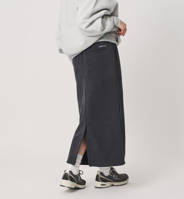 BEAUTY&YOUTH UNITED ARROWS「＜THOUSAND MILE＞フリース ジップスカート」|スカート|DK.GRAY