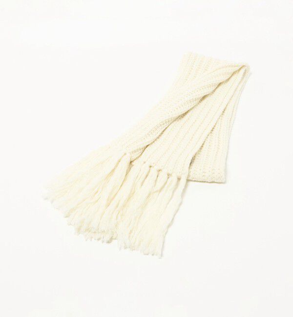 BEAUTY&YOUTH UNITED ARROWS「ローゲージ リブ マフラー」|マフラー|