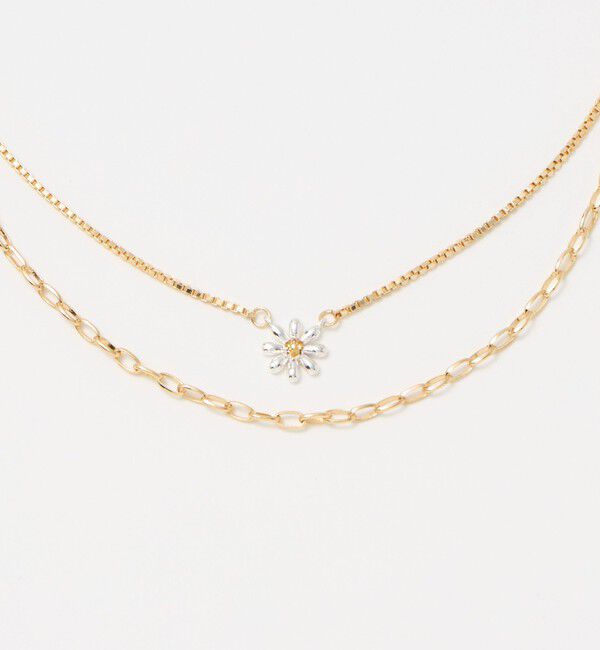 BEAUTY&YOUTH UNITED ARROWS「フラワーモチーフ 3WAY ネックレス」|ネックレス|