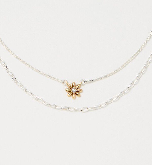BEAUTY&YOUTH UNITED ARROWS「フラワーモチーフ 3WAY ネックレス」|ネックレス|