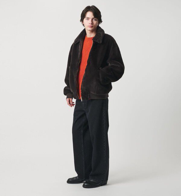 MONKEY TIME「ファーライク ミリタリー ブルゾン」|その他|