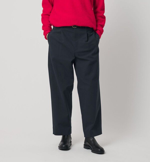 BEAUTY&YOUTH UNITED ARROWS「PROCO 1プリーツ ワイドテーパードパンツ NO.9」|チノ|