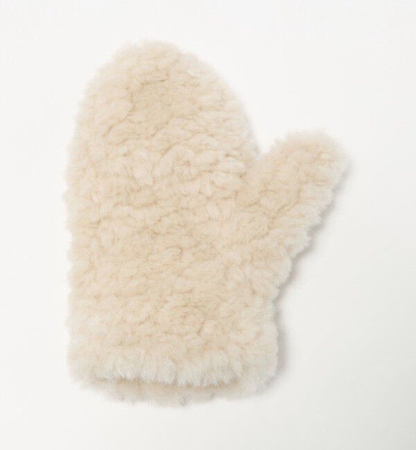 BEAUTY&YOUTH UNITED ARROWS「ストリング ボア ミトン」|手袋|