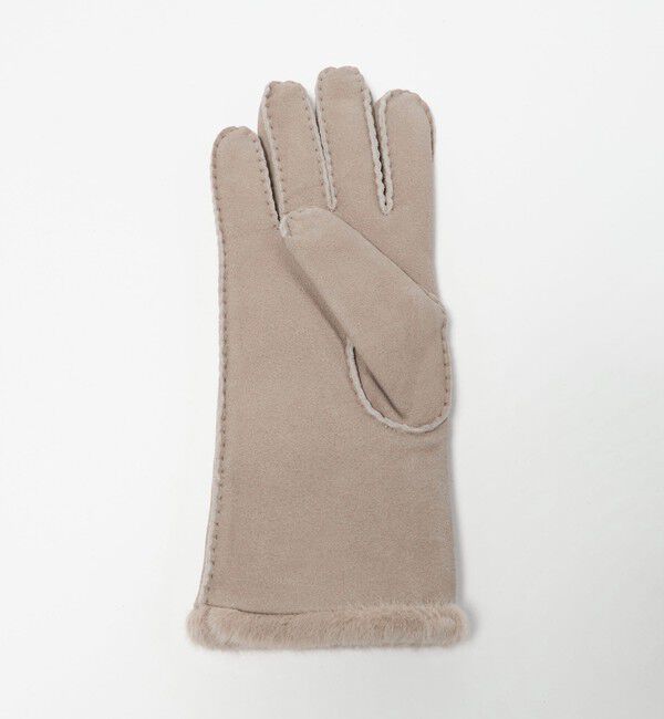 BEAUTY&YOUTH UNITED ARROWS「スエード ファーライク グローブ」|手袋|