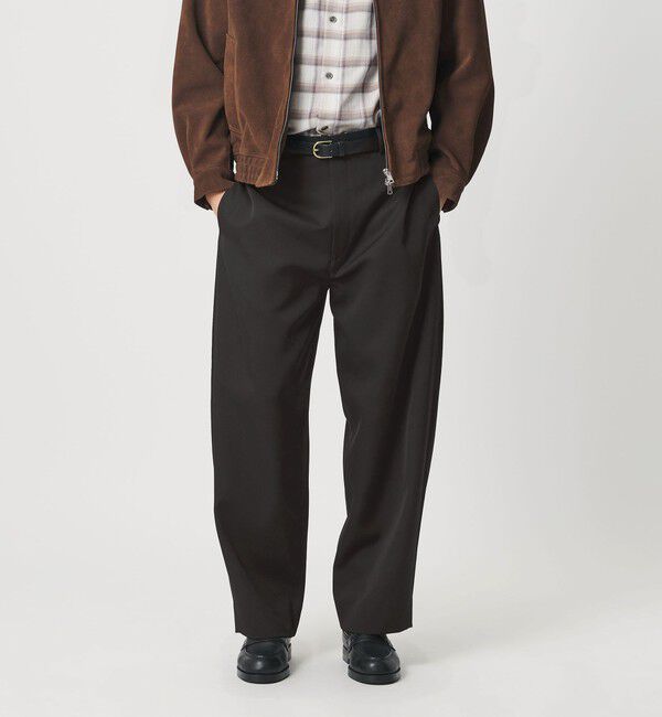 BEAUTY&YOUTH UNITED ARROWS「HI-LINE ウーステッド カーヴィー トラウザーズ」|チノ|