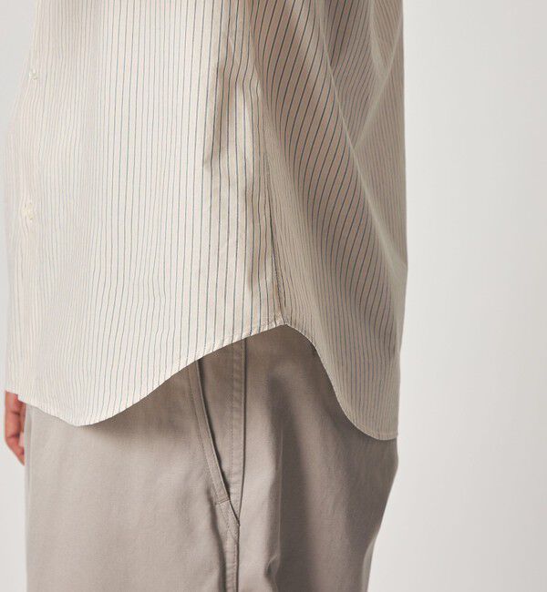 STEVEN ALAN「＜Steven Alan＞ ヘイズ ストライプ レギュラーカラー シャツ NARROW」|シャツ・ブラウス|