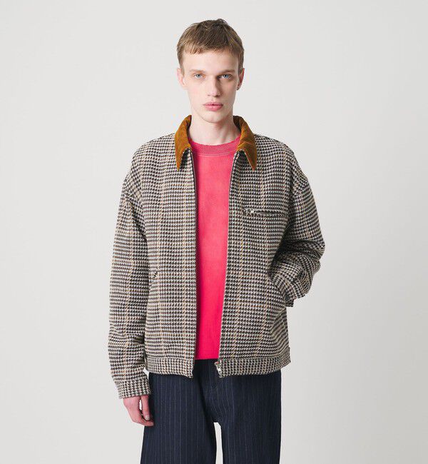 MONKEY TIME「チェック ジップ ワーク ジャケット」|その他|