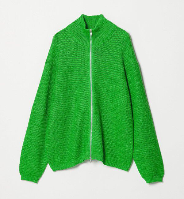 MONKEY TIME「リネン ドライバーズ ニット」|カーディガン|