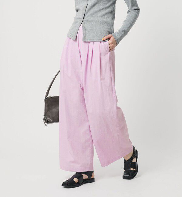 BEAUTY&YOUTH UNITED ARROWS「ナイロンコットン ワイドタックパンツ ウォッシャブル」|その他|