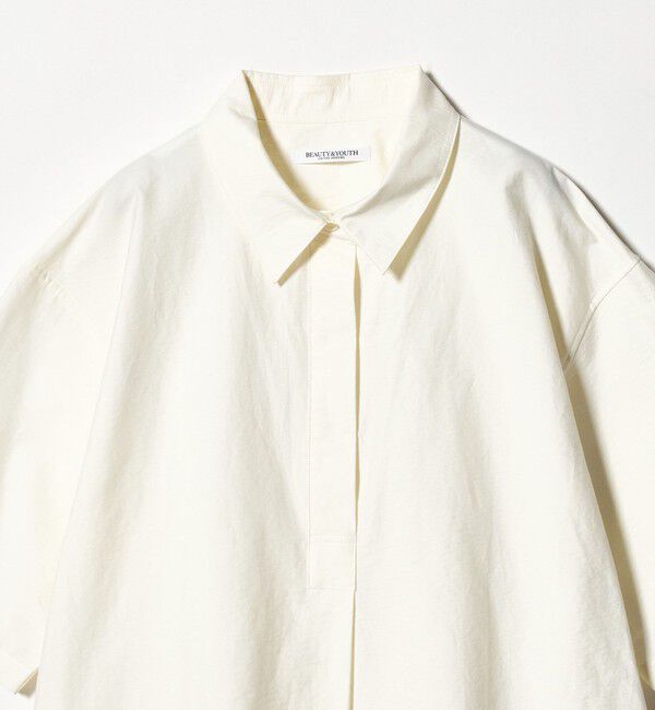 BEAUTY&YOUTH UNITED ARROWS「コットンナイロン ミニ シャツワンピース」|ワンピース|