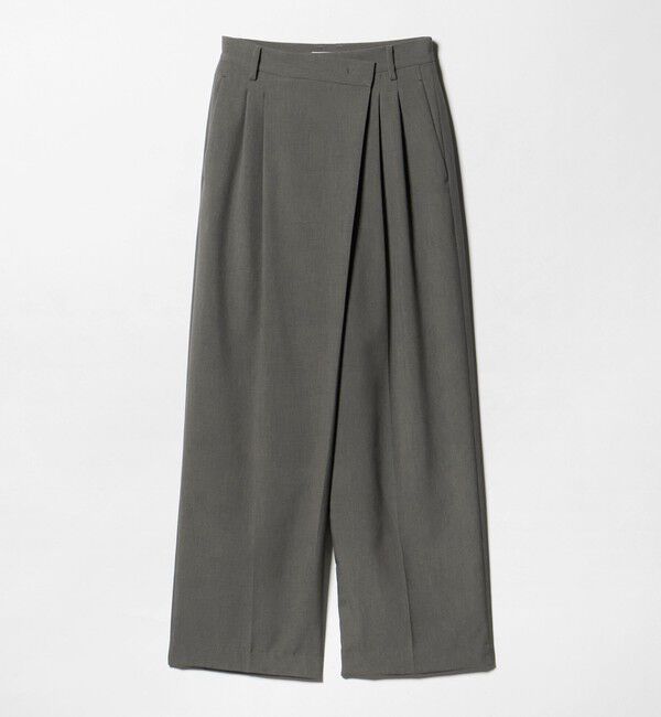 BEAUTY&YOUTH UNITED ARROWS「ポプリン 2タック ラップパンツ ウォッシャブル 吸水速乾 接触冷感」|その他|