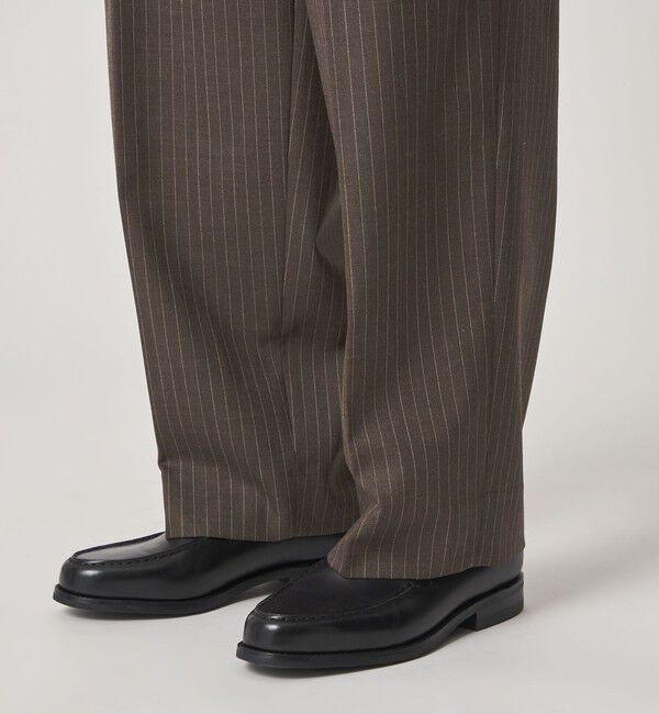 STEVEN ALAN「＜Steven Alan＞ ウール トロピカル インツープリーツ ドレス トラウザーズ」|スラックス|