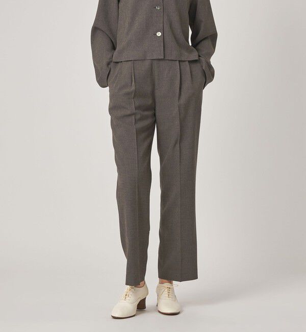 STEVEN ALAN「＜Steven Alan＞2タック パンツ」|スラックス|DK.GRAY