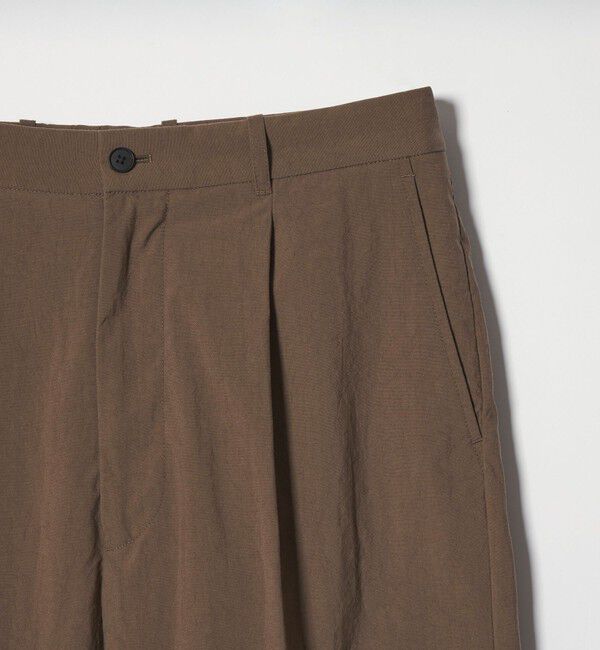 STEVEN ALAN「＜Steven Alan＞ ナイロン オックス アウト ワンプリーツ スラックス」|スラックス|