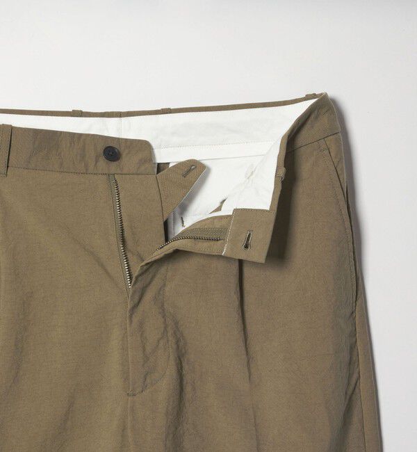 STEVEN ALAN「＜Steven Alan＞ ナイロン オックス アウト ワンプリーツ スラックス」|スラックス|