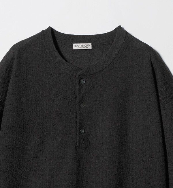 BEAUTY&YOUTH UNITED ARROWS「エアミラノ ヘンリーネック ニット ウォッシャブル 抗菌 防臭機能付き 」|ニット・セーター|