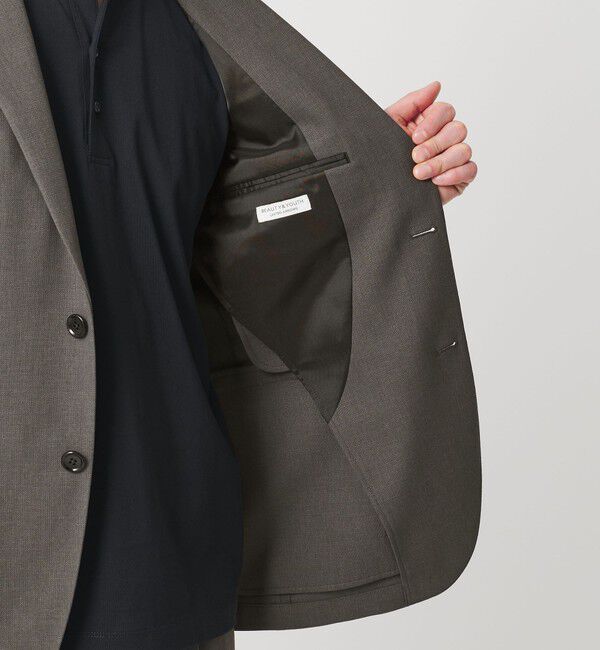 BEAUTY&YOUTH UNITED ARROWS「【WEB限定 WARDROBE SMART】ライト オックスフォード セットアップ/ジャケット＆イージーパンツ」|スーツ|