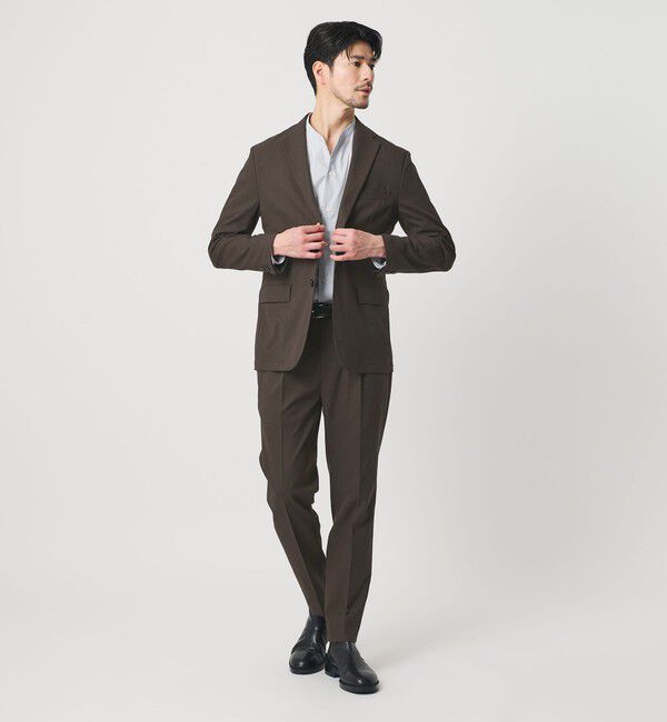 BEAUTY&YOUTH UNITED ARROWS「【WEB限定 WARDROBE SMART】ライト オックスフォード セットアップ/ジャケット＆イージーパンツ」|スーツ|