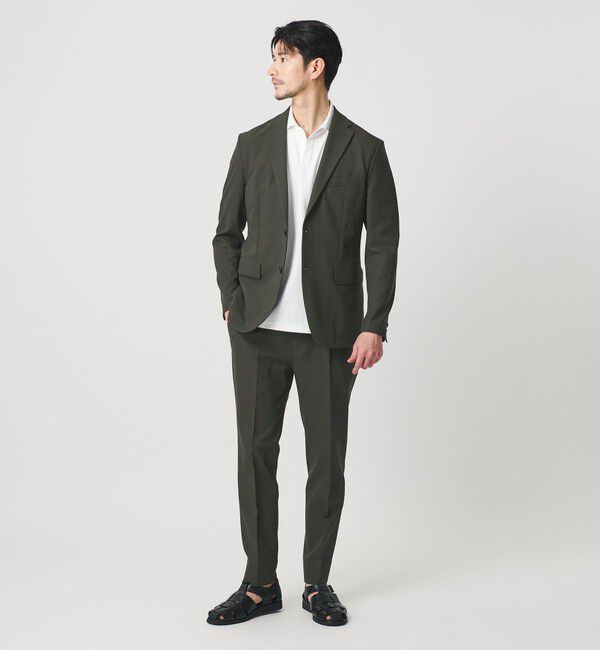 BEAUTY&YOUTH UNITED ARROWS「【WEB限定 WARDROBE SMART】ライト オックスフォード セットアップ/ジャケット＆イージーパンツ」|スーツ|