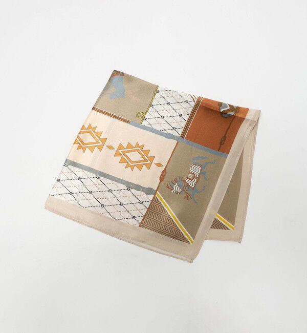 BEAUTY&YOUTH UNITED ARROWS「シルク ホース スカーフ」|バンダナ・スカーフ|BEIGE