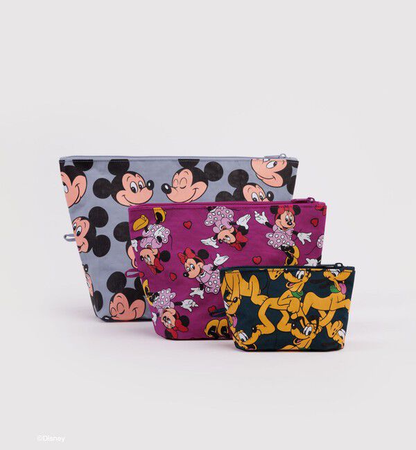 BEAUTY&YOUTH UNITED ARROWS「＜BAGGU＞GO ポーチセット MICKEY,MINNIE＆PLUTO/3P」|ポーチ|その他1