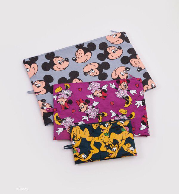 BEAUTY&YOUTH UNITED ARROWS「＜BAGGU＞GO ポーチセット MICKEY,MINNIE＆PLUTO/3P」|ポーチ|