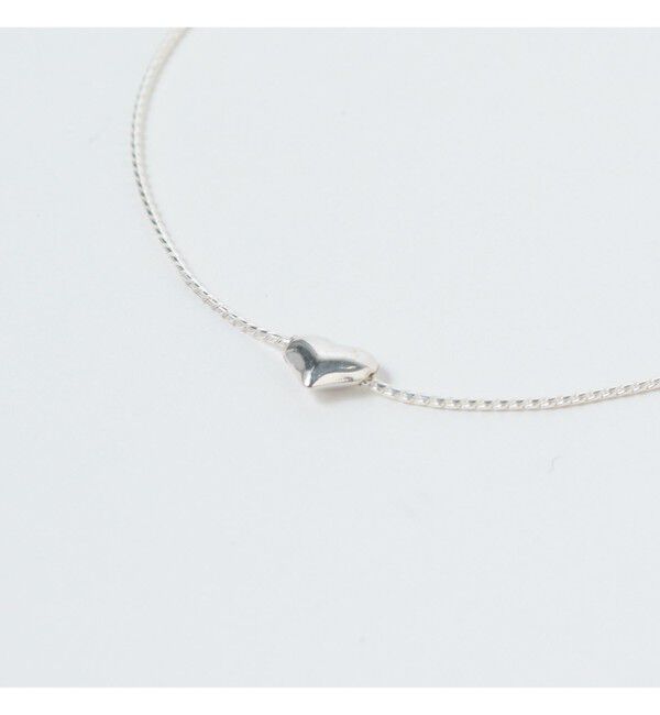 Ray BEAMS 「シルバー パフ ハート ブレスレット」|ブレスレット・バングル|