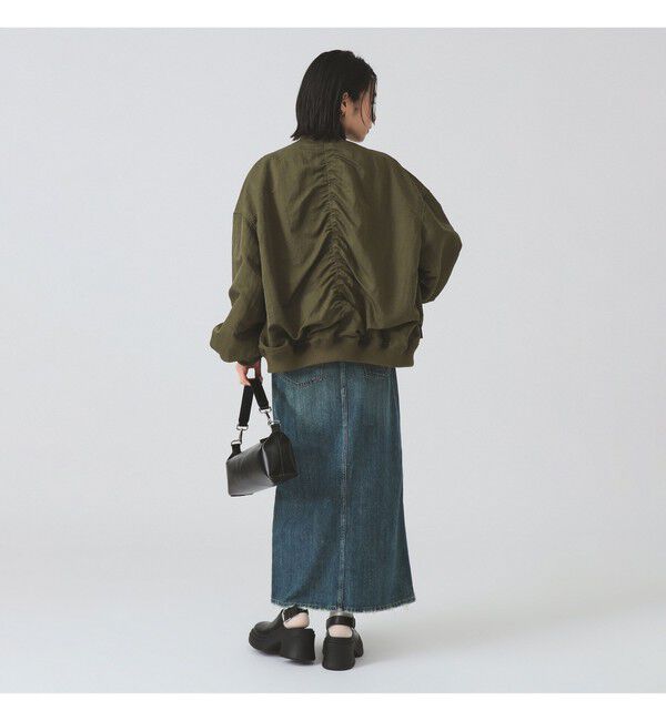 Ray BEAMS 「シャーリング MA-1 ブルゾン」|ブルゾン・スタジャン|