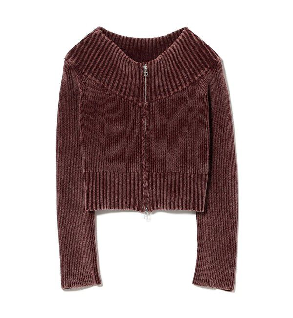 Ray BEAMS 「モールフェード ジップ カーディガン」|ニット・セーター|