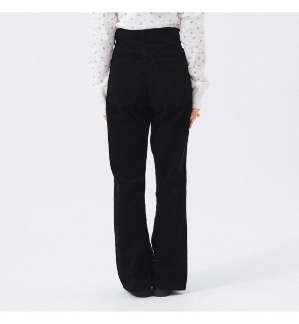 BEAMSBOY「コード フレア パンツ」|チノ|