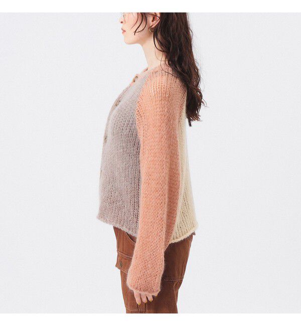 BEAMSBOY「モヘア クレイジー カーディガン」|ニット・セーター|