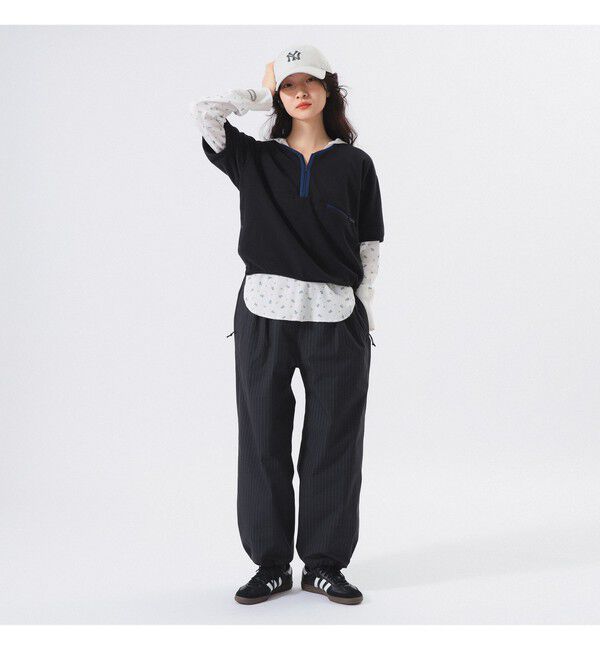 BEAMSBOY「フリース ハーフジップ ショートスリーブ」|ベスト・ジレ|