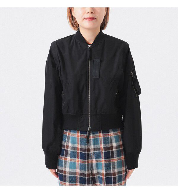 BEAMSBOY「デタッチ スリーブ ミリタリー ブルゾン」|ブルゾン・スタジャン|