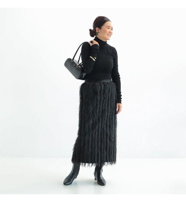 Demi-Luxe BEAMS 「フェザー ジャガード ドレス スカート .M」|スカート|