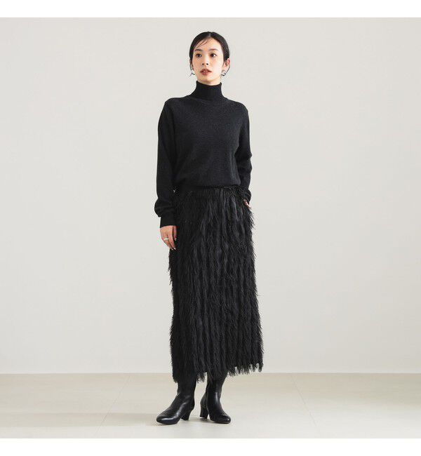 Demi-Luxe BEAMS 「フェザー ジャガード ドレス スカート .M」|スカート|