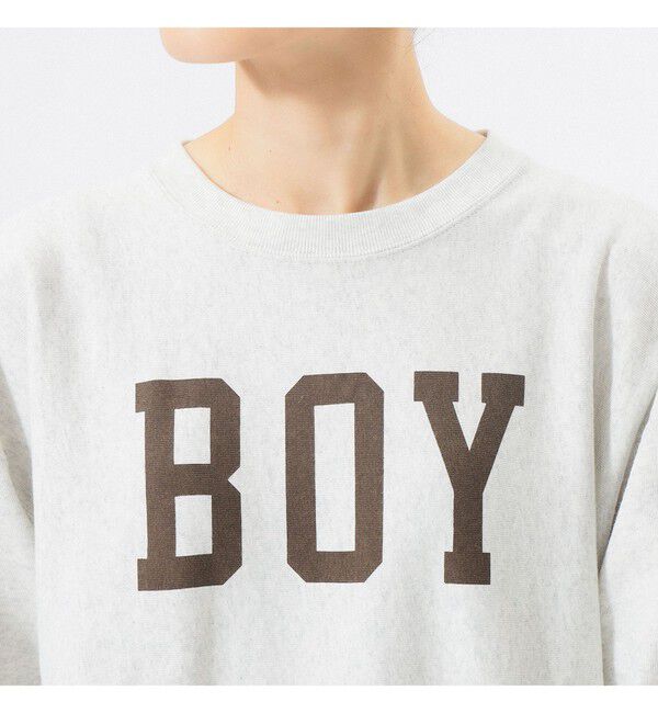 BEAMSBOY「【別注】Champion / ボーイ リバースウィーブ(R) クルー」|Tシャツ・カットソー|