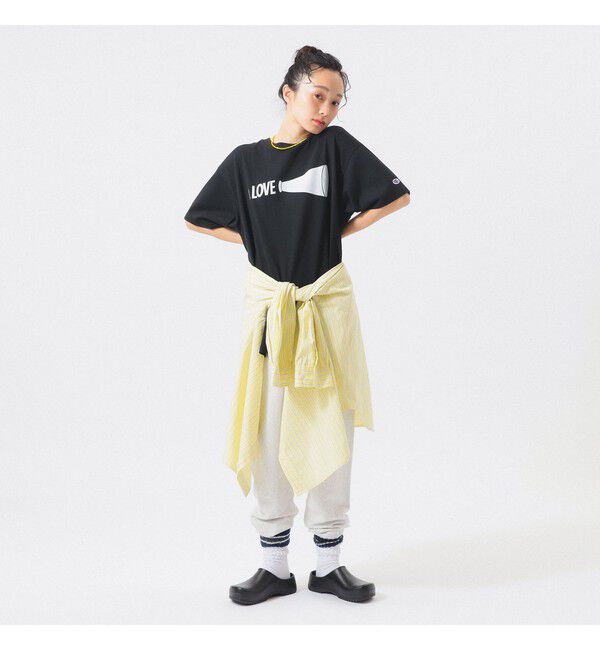 BEAMSBOY「【別注】Champion / プリント Tシャツ」|Tシャツ・カットソー|