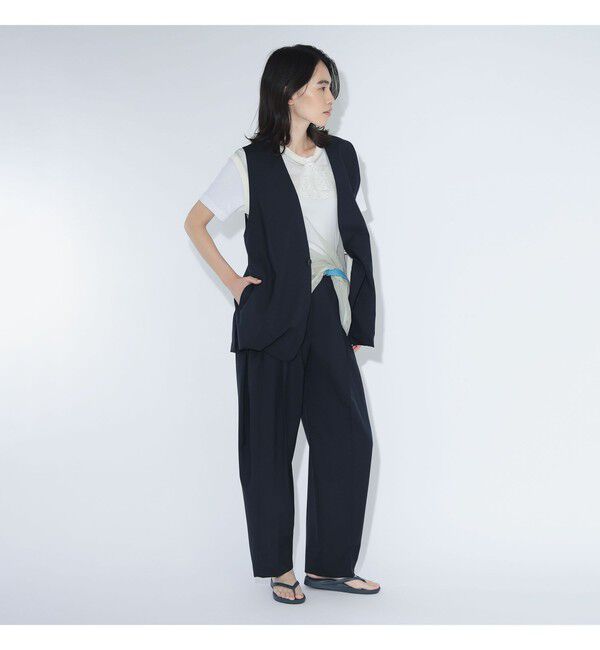 BEAMSBOY「maturely / ティーダブワン ボタン ウェーブ ベスト」|ベスト・ジレ|