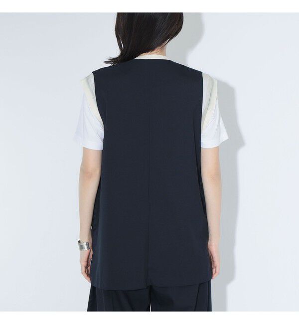 BEAMSBOY「maturely / ティーダブワン ボタン ウェーブ ベスト」|ベスト・ジレ|