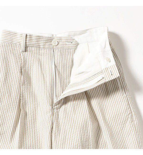 BEAMSBOY「シアサッカー スラックス」|スラックス|