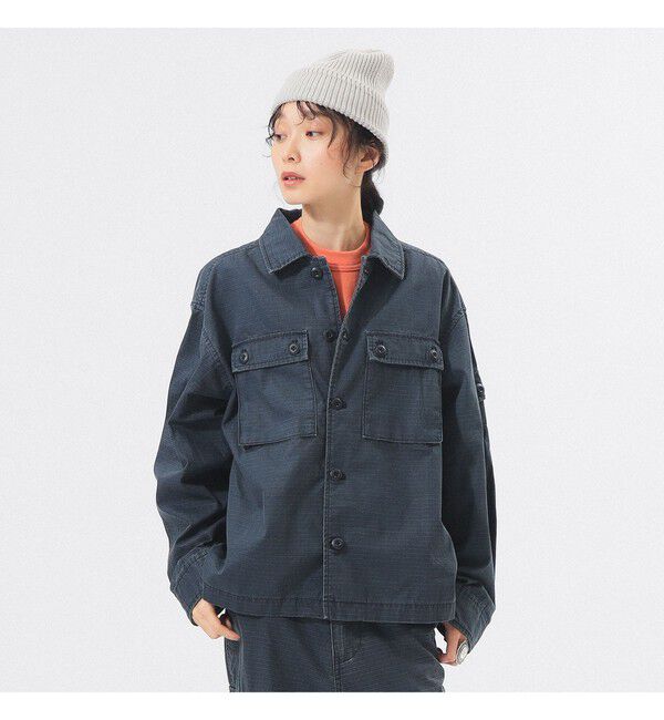 BEAMSBOY「リップストップ ミリタリー ブルゾン」|ブルゾン・スタジャン|